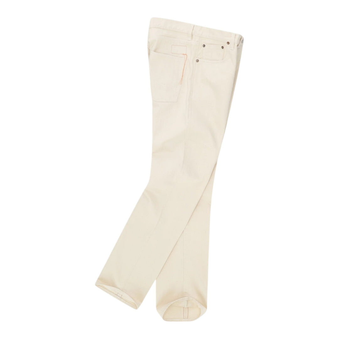 965 John Japoński Denim Selvedge 5 kieszeni Regular Fit Ecrù - L33''