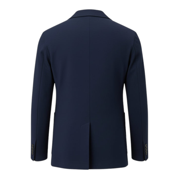 Granatowy Blazer Stretch Jersey