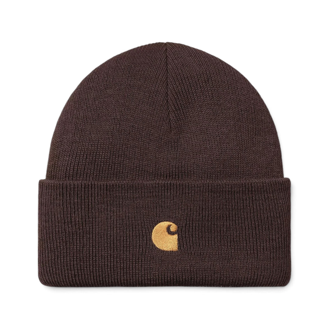 CHASE BEANIE PALISANDER/GOLD