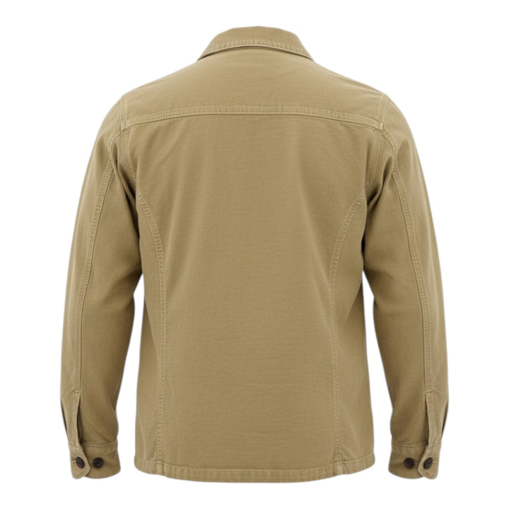 Koszula Over z Długim Rękawem Acadia Mieszanka Lnu Moka