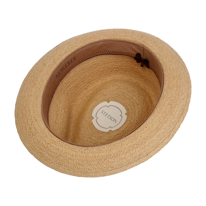 PLAYER RAFFIA STETSON GOLF BEŻOWY