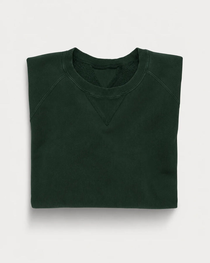 HARVARD BLUZA TYPU CREWNECK Z DZIANINY JERSEYOWEJ O KROJU RAGLANOWYM BOTTLE