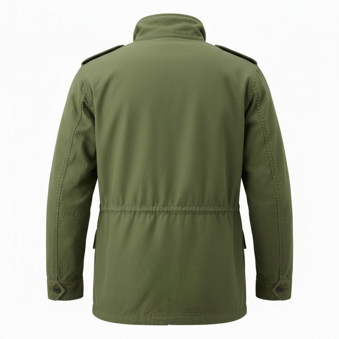 Field Jacket z długim rękawem Travis Gabardine Zielona