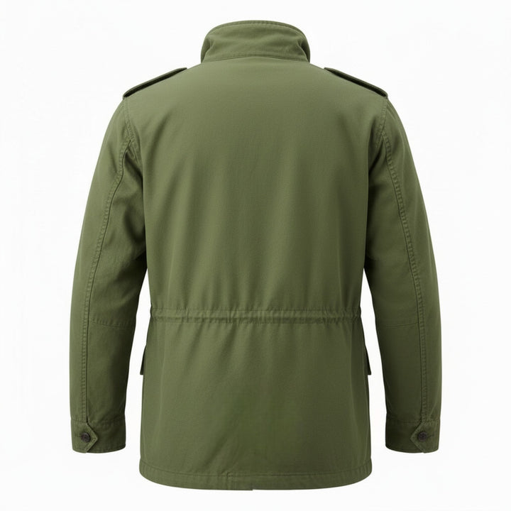 Field Jacket z długim rękawem Travis Gabardine Zielona