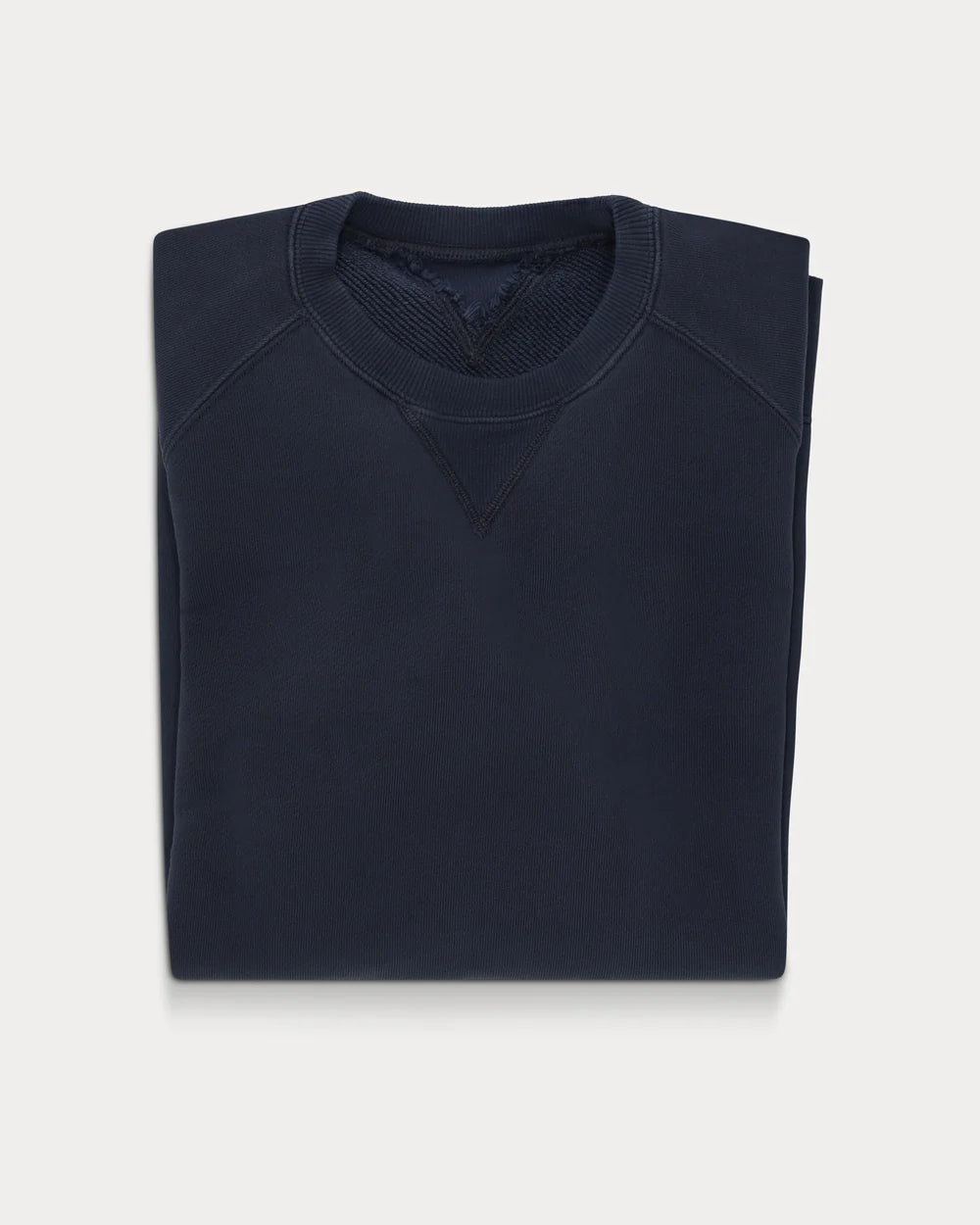 BLUZA CREWNECK HARVARD Z DZIANINY JERSEY Z MESZKIEM KRÓJ RAGLANOWY BLUE