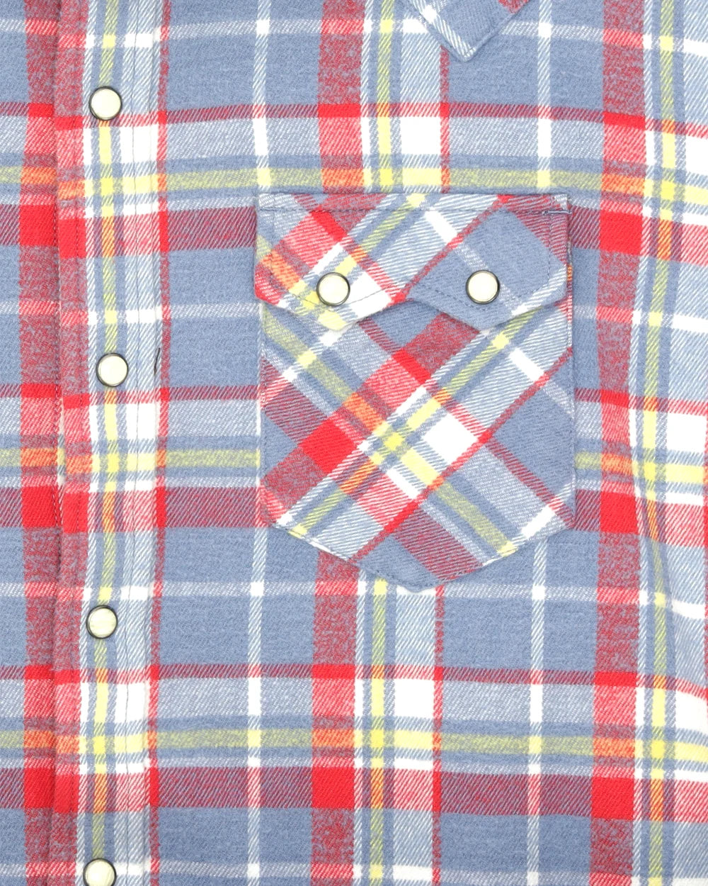 JOSH KOSZULA WESTERNOWA Z BAWEŁNY W KRATĘ RED/GREY