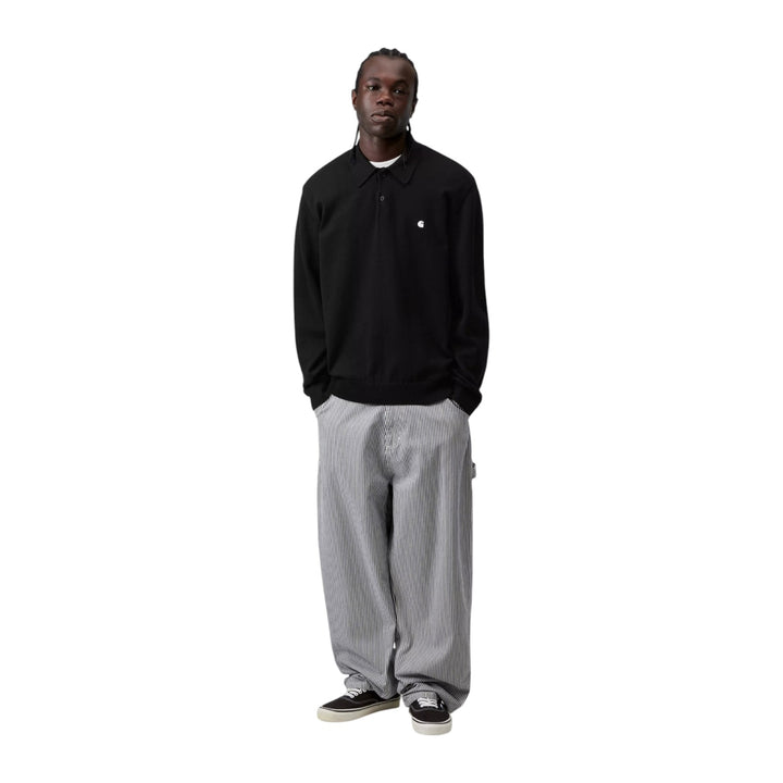 L/S Madison Polo Black
