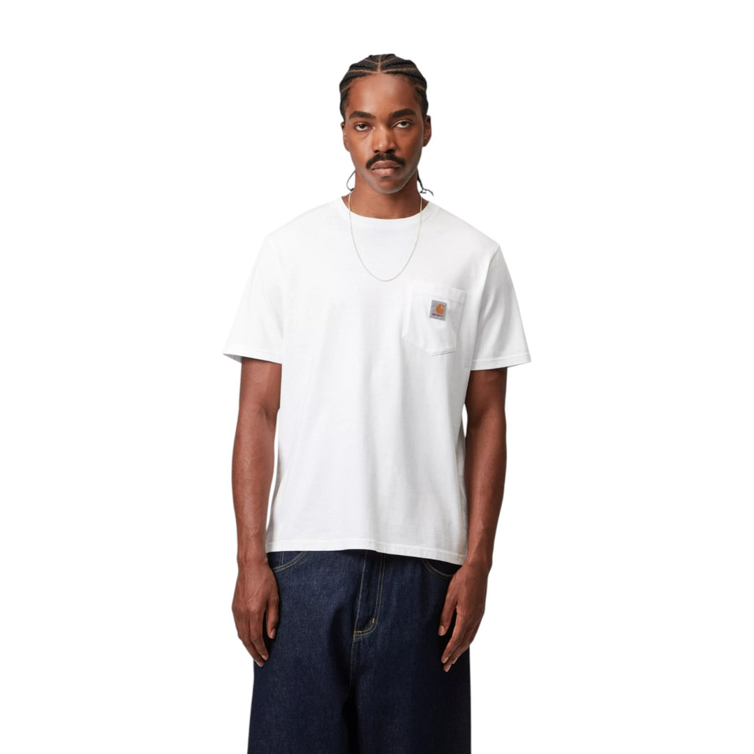 S/S Pocket T-Shirt Biały