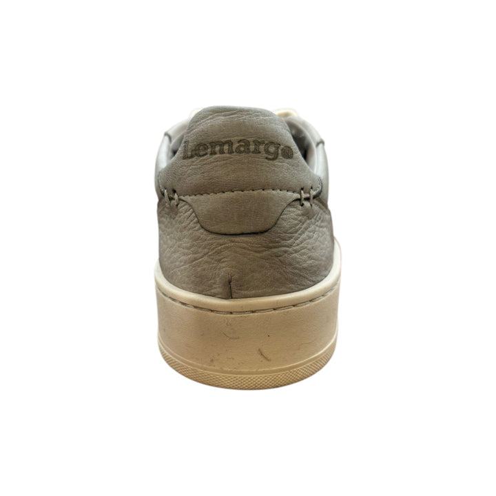 Sneakers Jannik z prawdziwej skóry jeleniej w kolorze cementowym