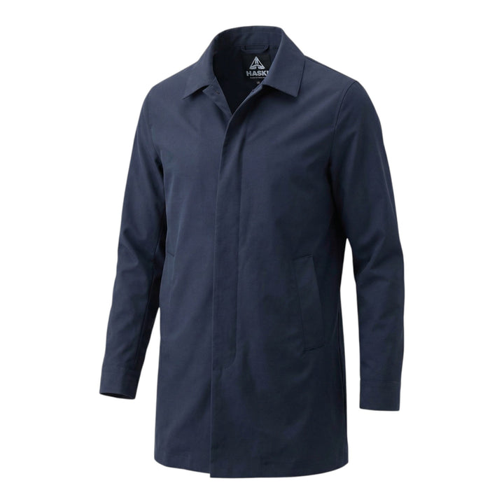 Bawełniany Trench Blue