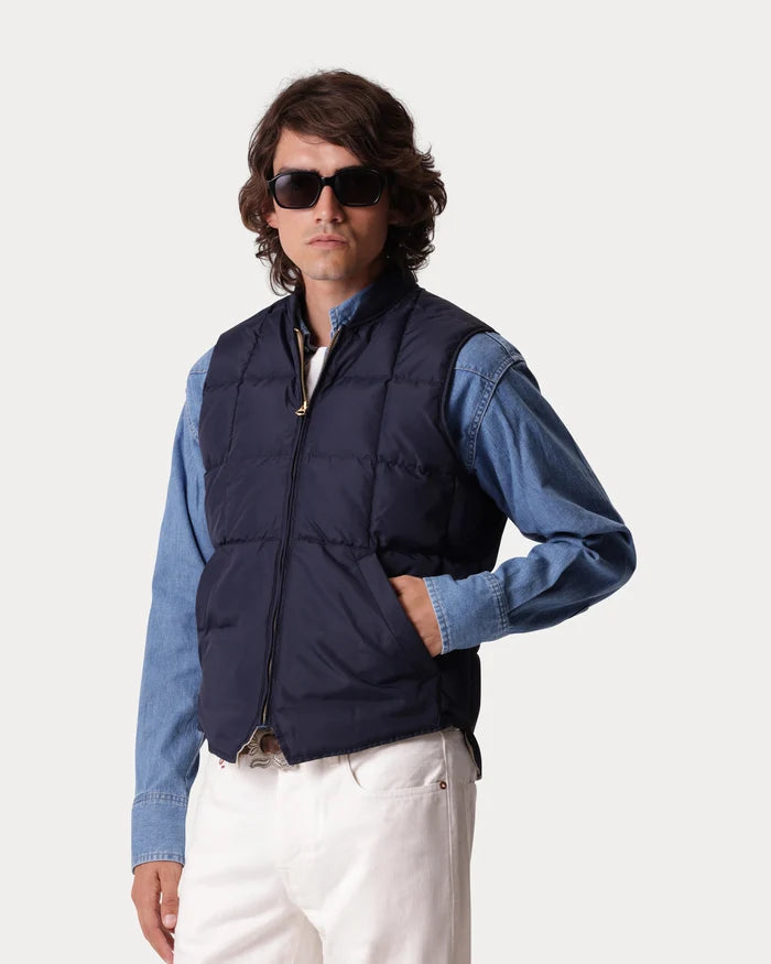VEST1 BEZRĘKAWNIK Z NYLONU BLUE