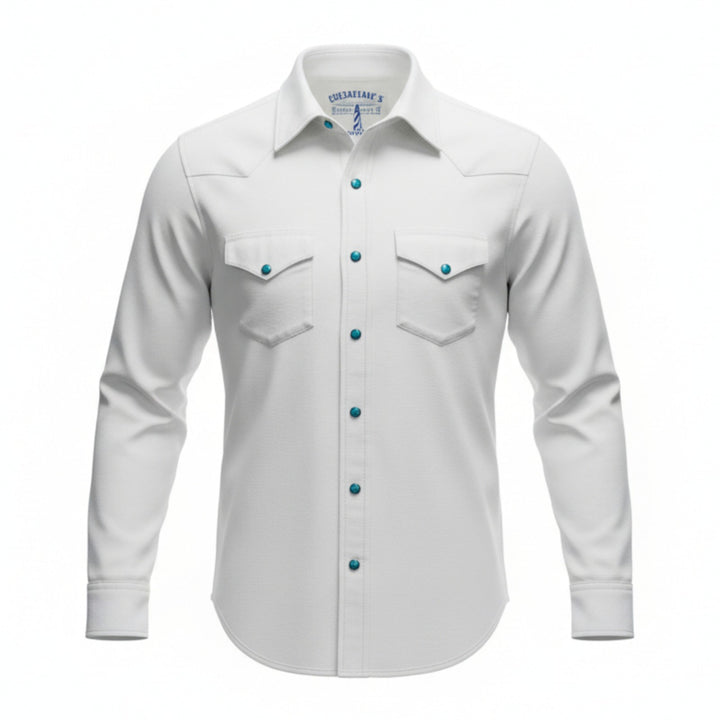 WESTERN OXFORD SHIRT BIAŁA