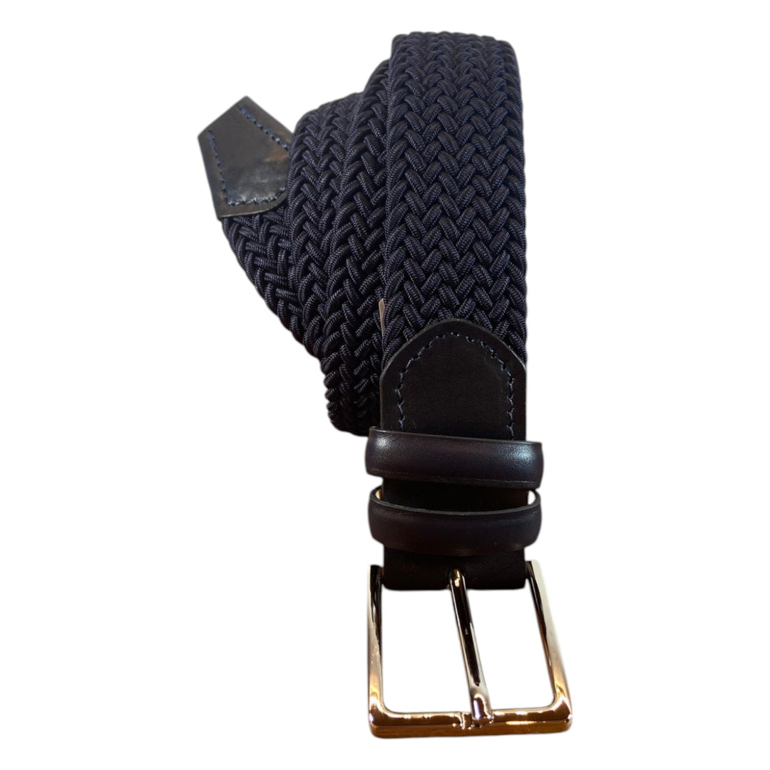 CINTURA ELASTICA YUTA NATURALE BLU