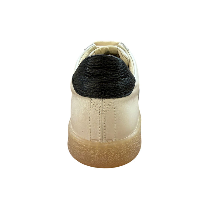 Sneakers z Prawdziwej Skóry Biało-Czarne