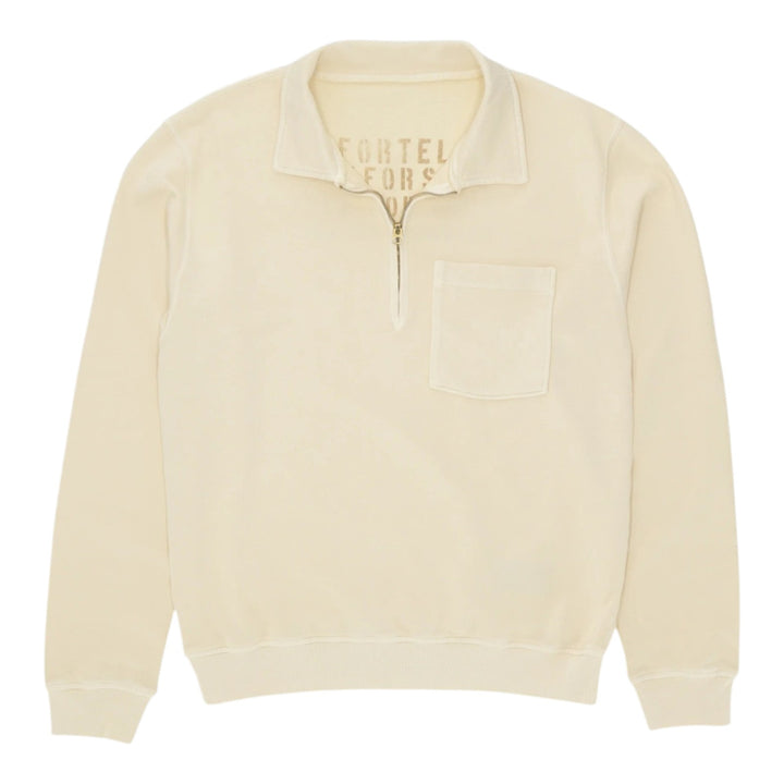 Yale Bluza z szczotkowanego jerseyu z kołnierzykiem i zamkiem ze sznurkiem