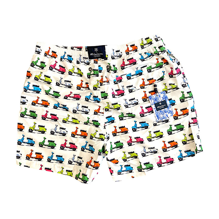 SZORTY KĄPIELOWE VESPE WHITE