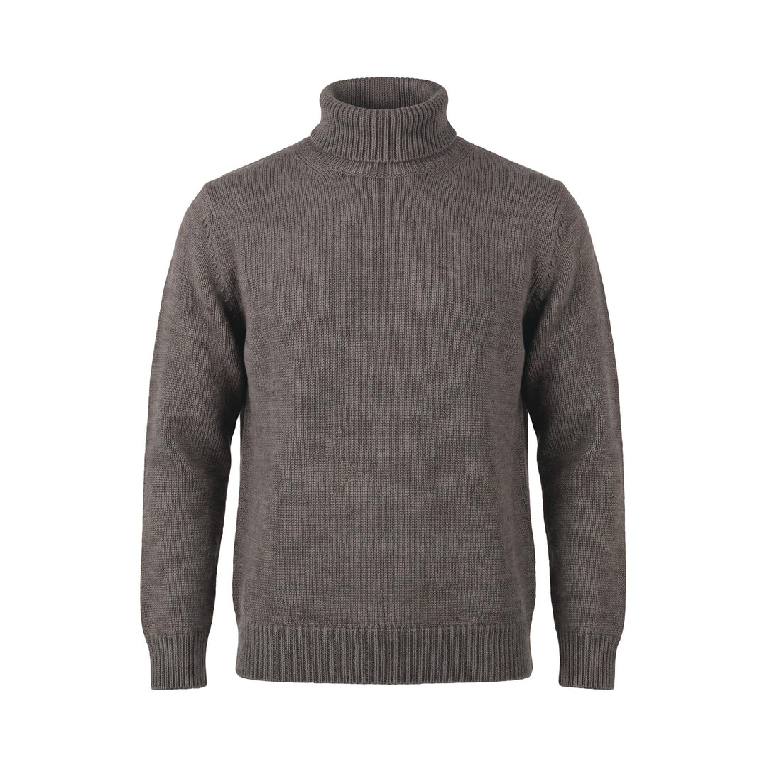 Bl'ker Vintage MAGLIONE COLLO ALTO FINEZZA5 MERINOS STEVE BROWN Marrone - foto 1