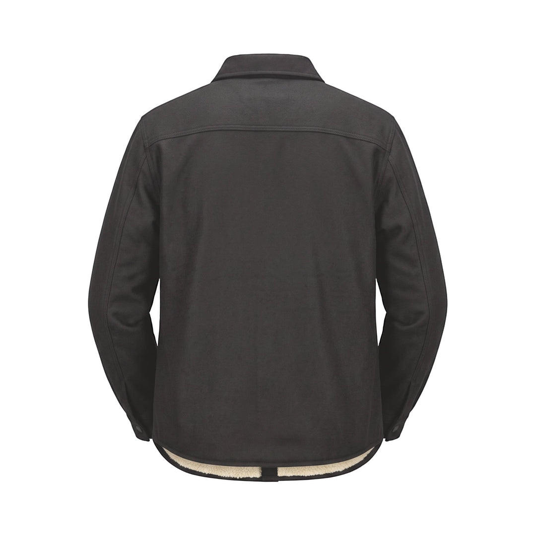 Bl'ker Vintage WOOL PADDED SHIRT DENALI BROWN Marrone - foto 2