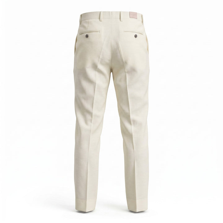 Briglia 1949 Pantaloni Portobello Misto Lino Panna Bianco - foto 2