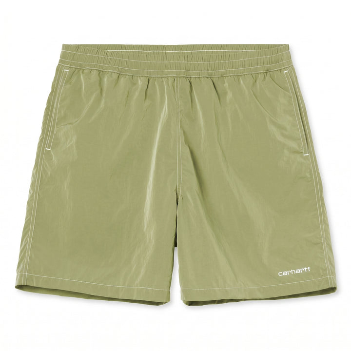 Carhartt Wip Canby Swim Trunks Gentle Green / White Verde - foto 1