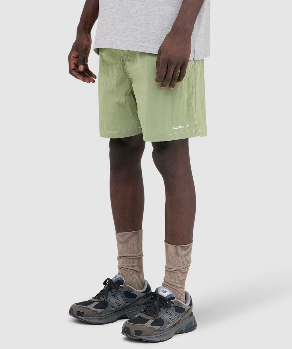 Carhartt Wip Canby Swim Trunks Gentle Green / White Verde - foto 3