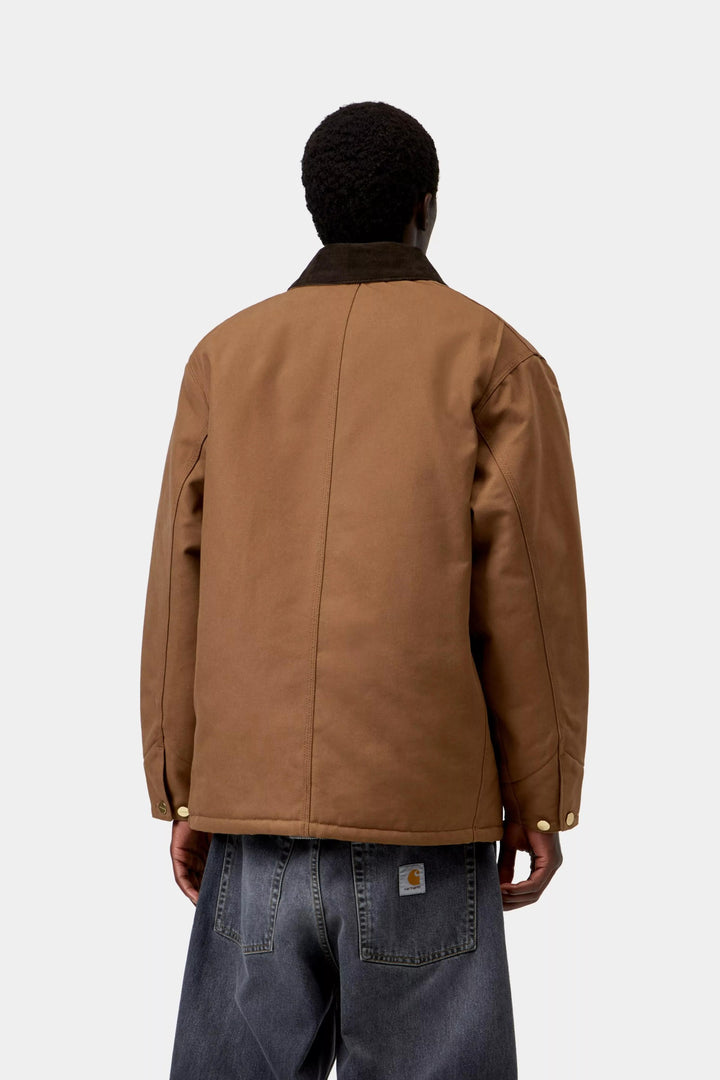 Carhartt Wip OG CHORE COAT WIP H BROWN/TABACCO RIGID Marrone - foto 4