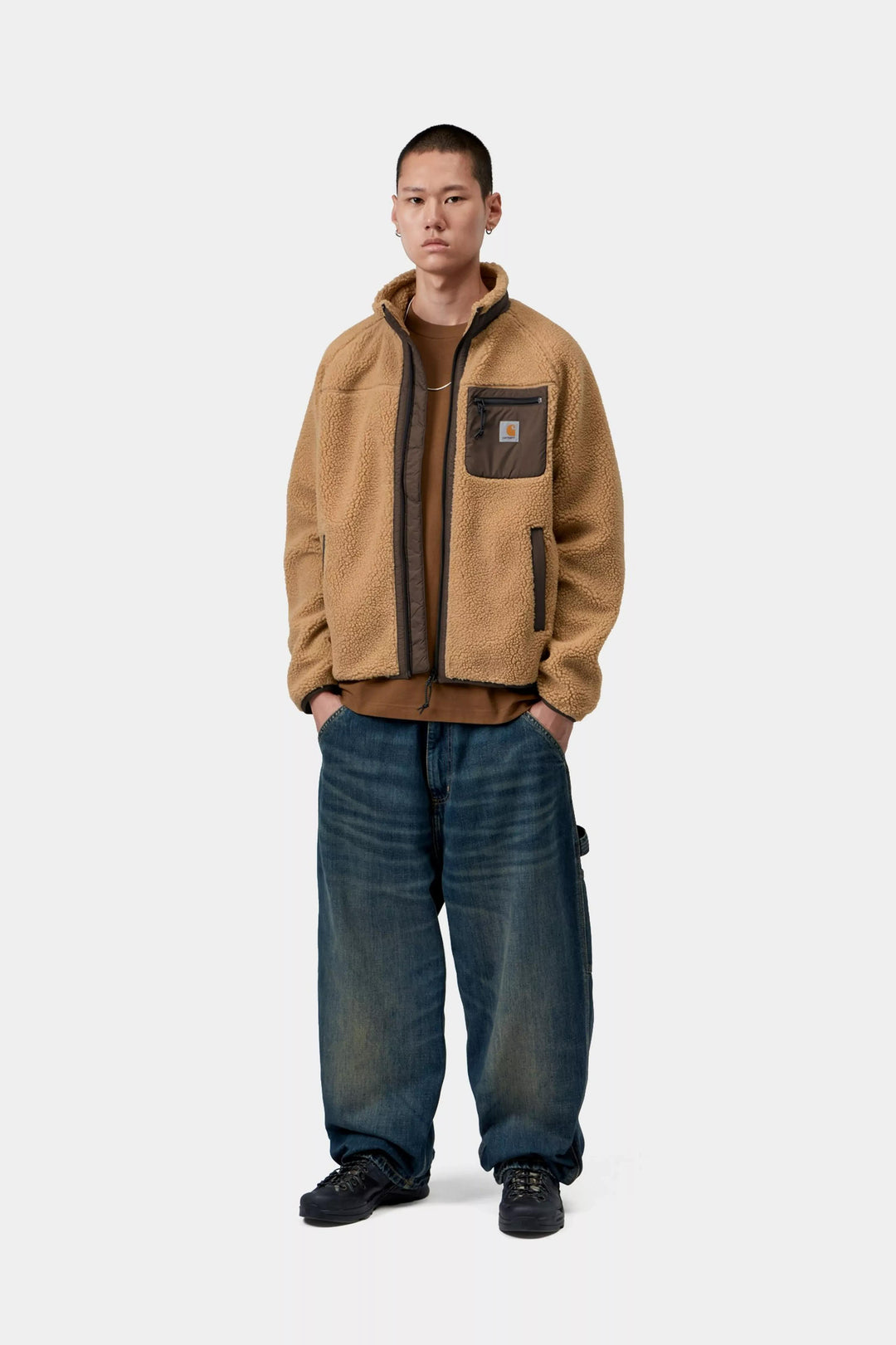 Carhartt Wip PRENTIS LINER WIP DUSTY H/TOBACCO Beige - foto 6