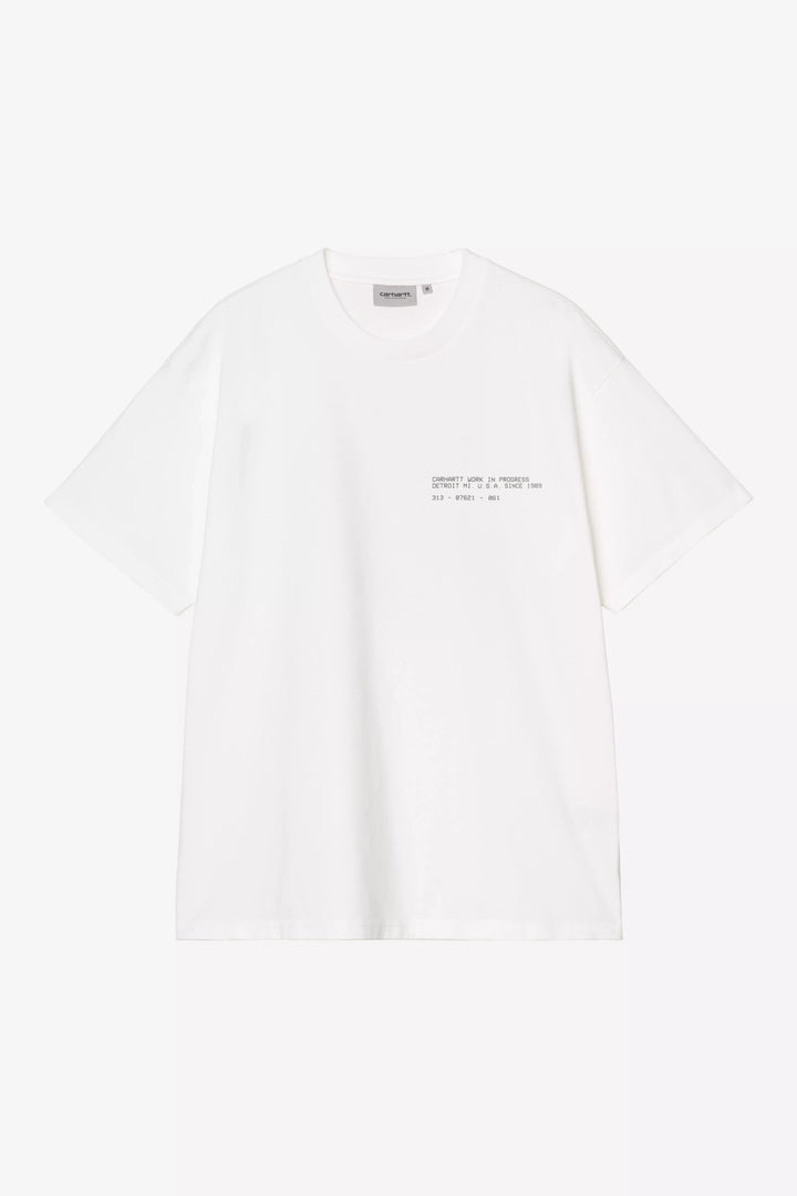 Carhartt Wip S/S FEATHER PROGRESS T-SHIRT WHITE Bianco - foto 2