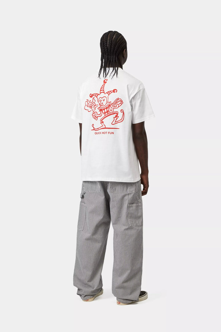 Carhartt Wip S/S Harlequin BBQ T-Shirt White Bianco - foto 4