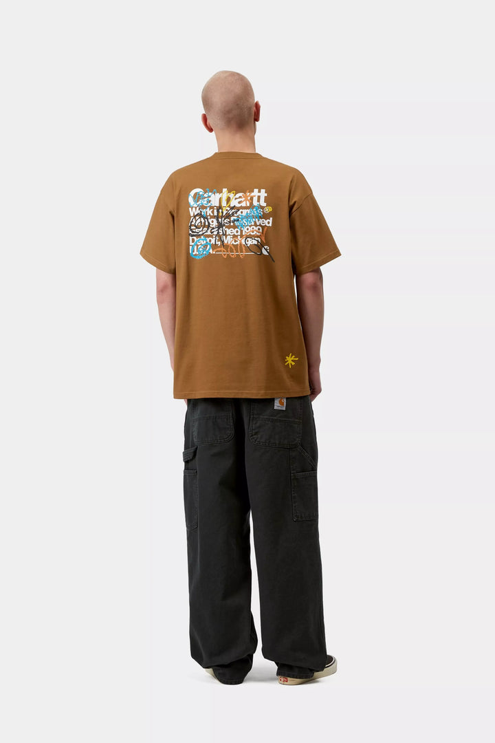 Carhartt Wip S/S Primary T-Shirt Hamilton Brown Marrone - foto 3