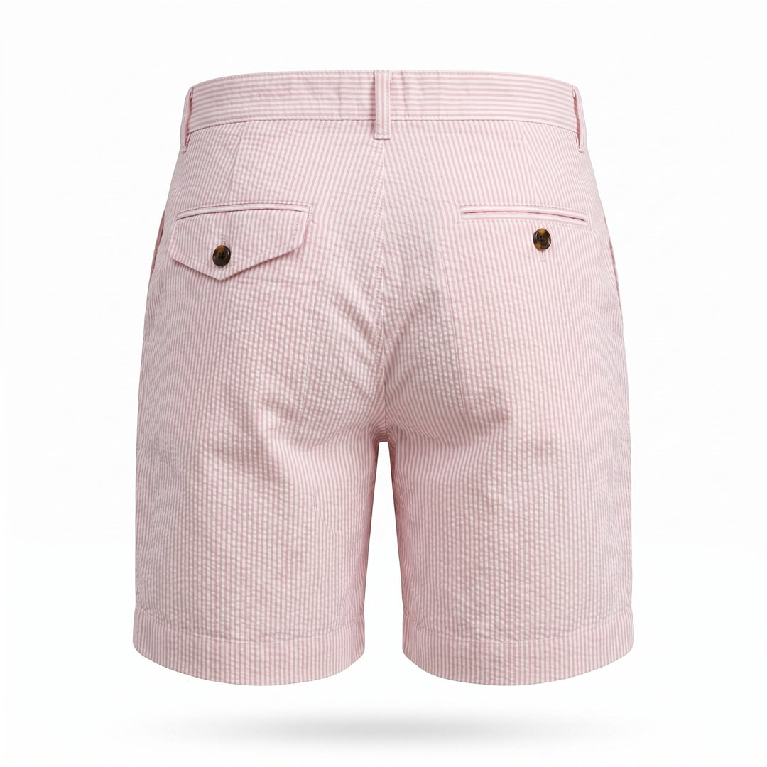 Chesapeake's Oxford Boat Short Nantucket Striped Red Rosa - foto 2
