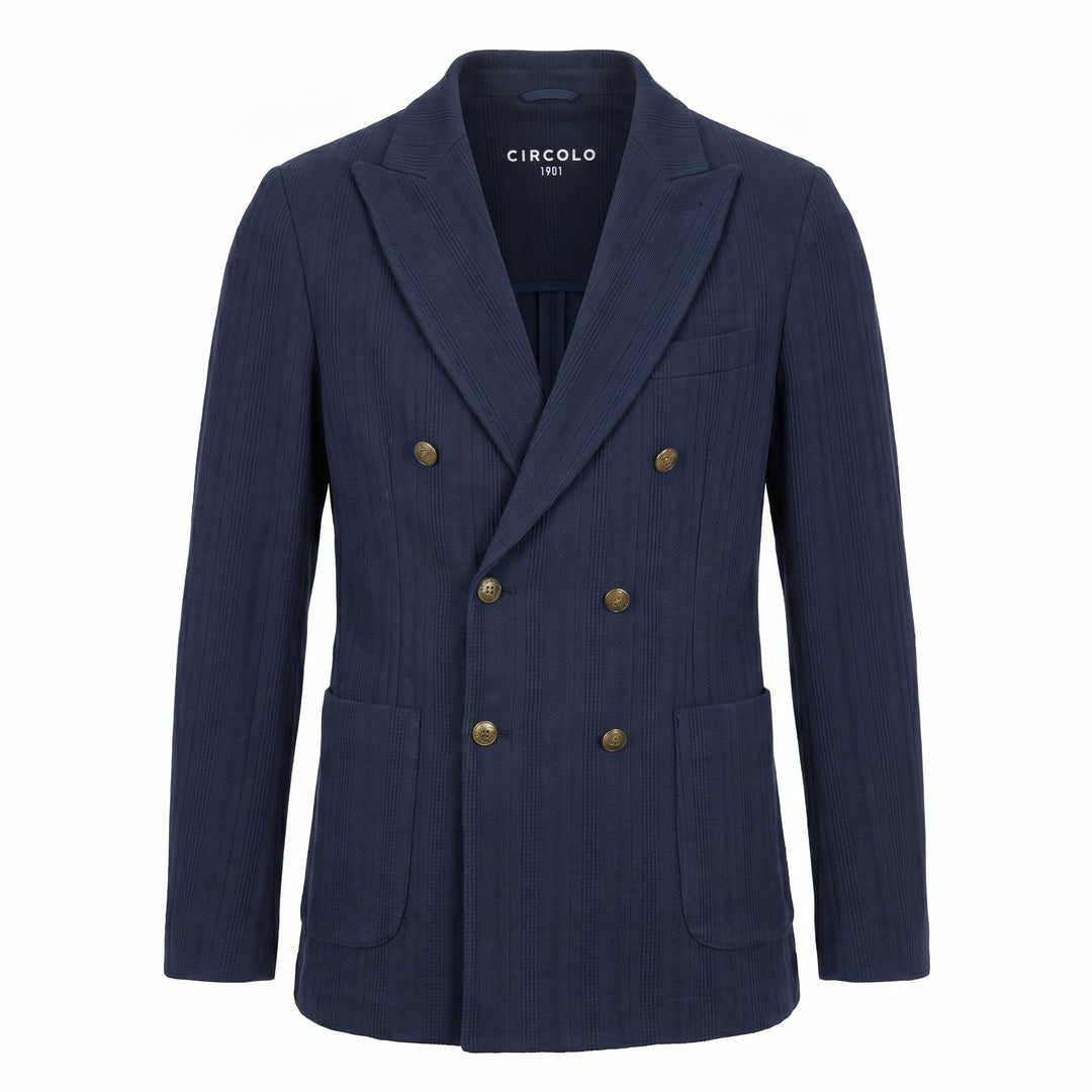 Circolo 1901 DOUBLE BREASTED COTONE BLUE Blu - foto 1