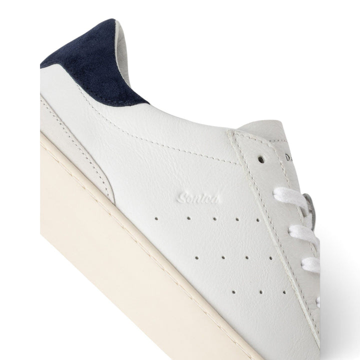 D.A.T.E. SONICA CALF WHITE-BLUE Bianco - foto 3