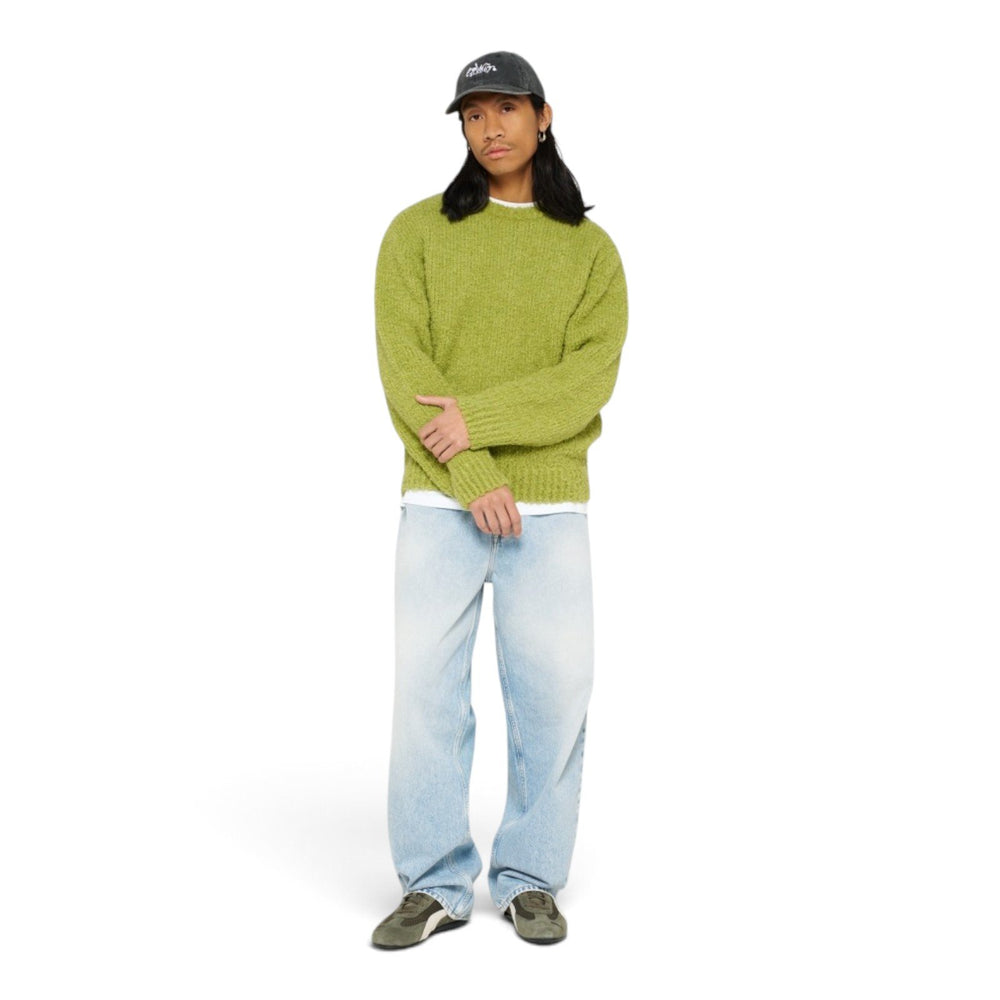 Edwin DUN TEXTURED SWEATER PEA Verde - foto 2
