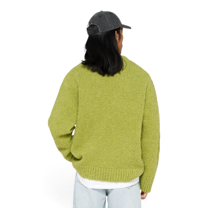 Edwin DUN TEXTURED SWEATER PEA Verde - foto 5