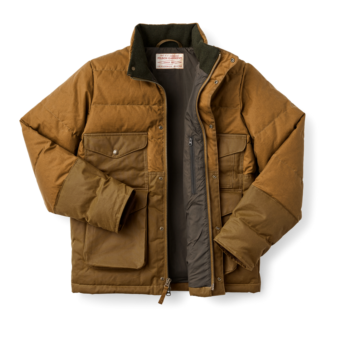 Filson Down Cruiser Jacket Dark Tan Marrone - foto 5