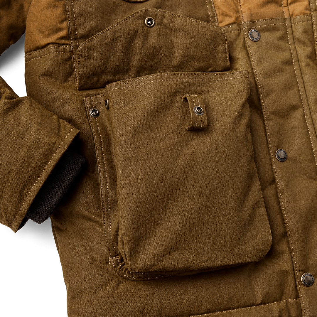 Filson Down Cruiser Jacket Dark Tan Marrone - foto 9