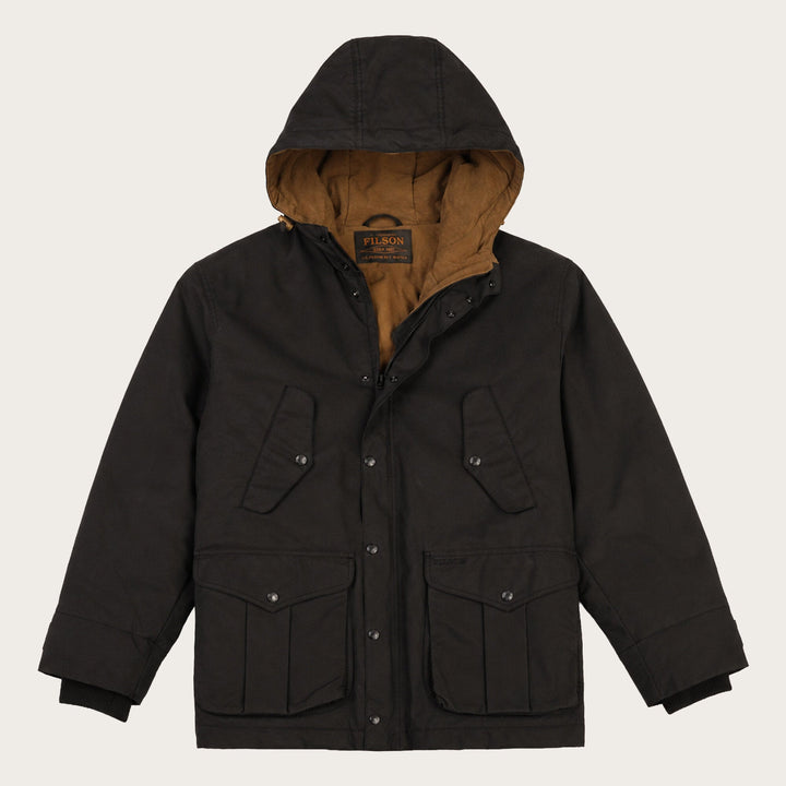 Filson Waxed Mountain Parka Black Nero - foto 1