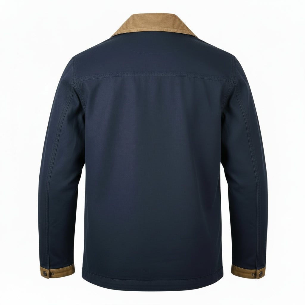 Fireman Canvas Lined Jkt Bedford Niebieska