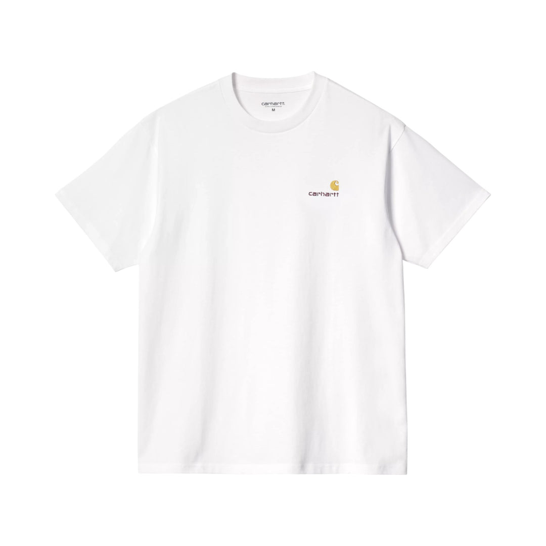 S/S American Script T-Shirt White