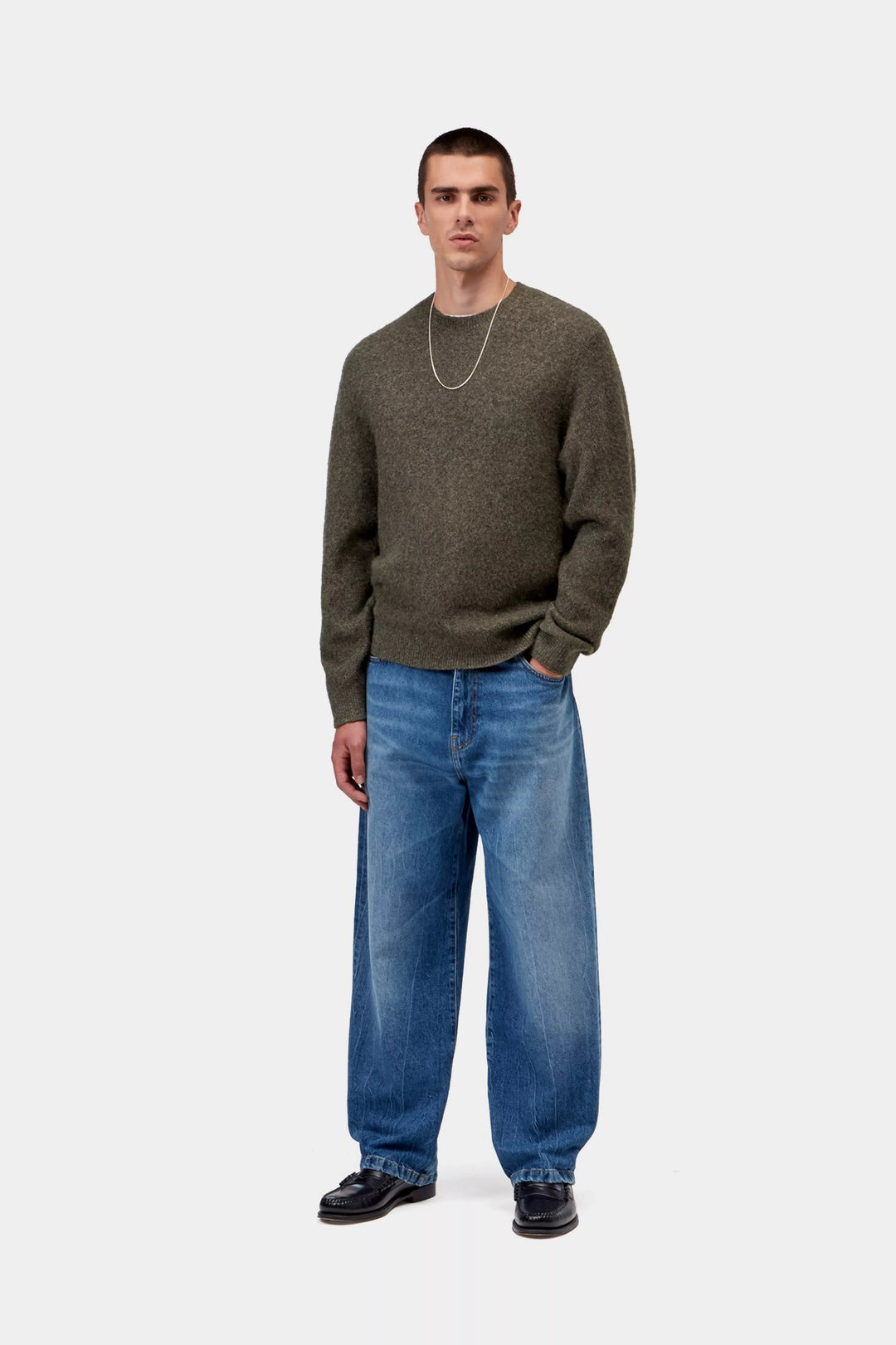 CURTIS SWEATER TANGLED SHUNGITE