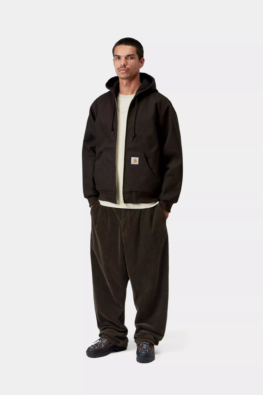 EVAN PANT CORDUROY 9.7 OZ TOBACCO RINSED