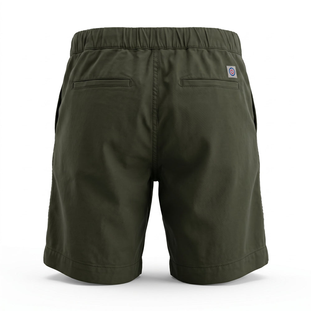 Modfitters SHORT CARDIFF MISTO LINO OLD ARMY Verde - foto 2