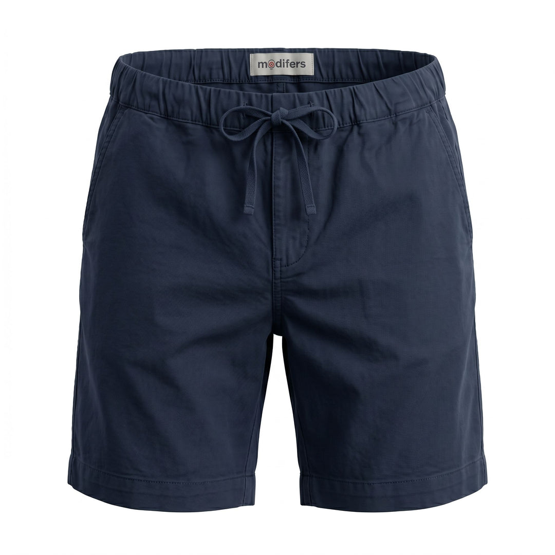 Modfitters SHORT CARDIFF MISTO LINO OLD DARK NAVY Blu - foto 1