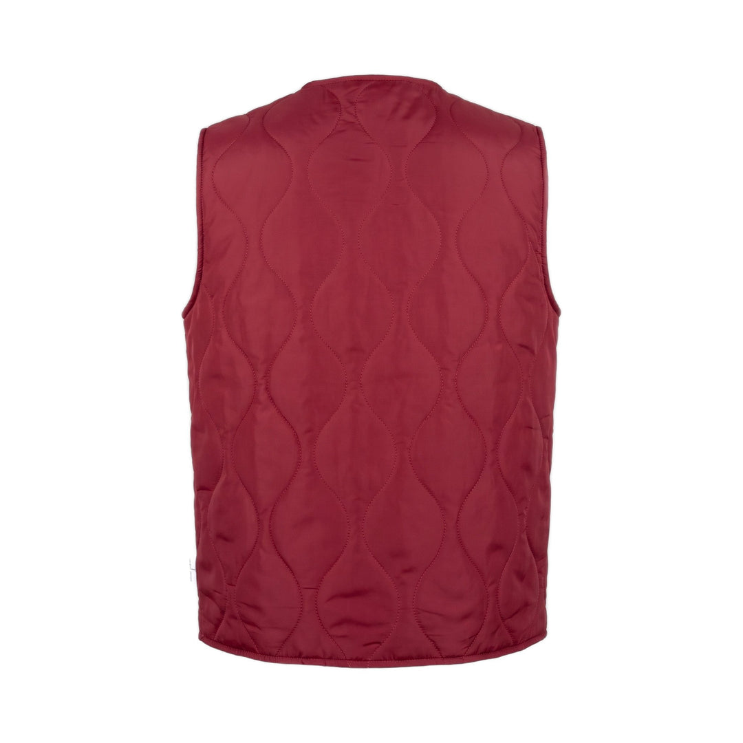 Overiver GILET REVERSIBILE RIFFS BORDO/PIED DE POULE Bordo - foto 3