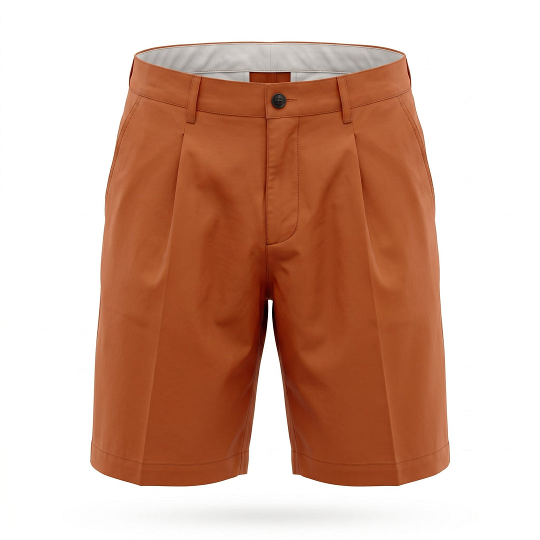 Quattro.Zero BERMUDA TASCA AMERICA UNA PENCIE IN COTONE TERRACOTTA Marrone - foto 1