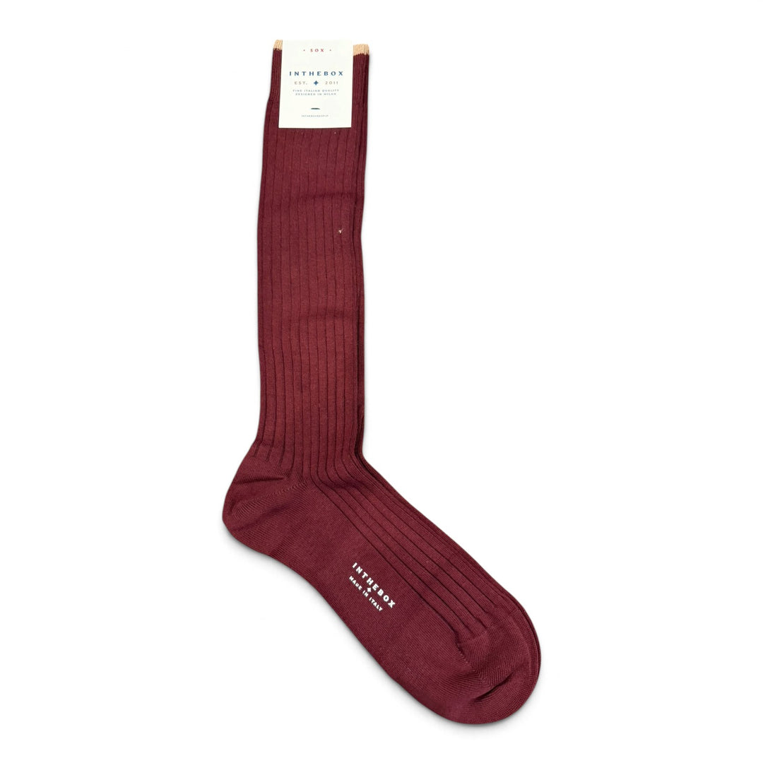 Skarpety Cotton Basic Bordeaux