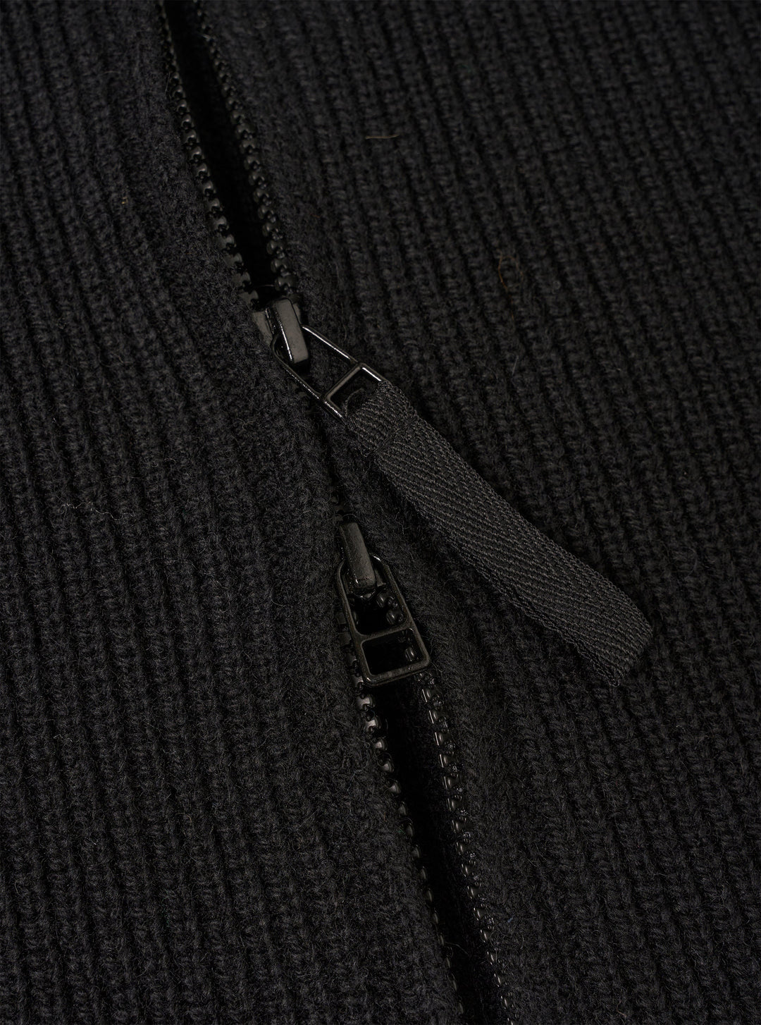 Universal Works Zip Cardigan Eco Wool Black Nero - foto 6