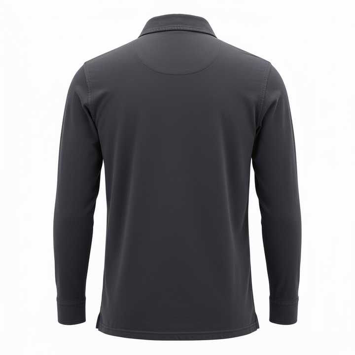Polo z długim rękawem York Jersey Navy