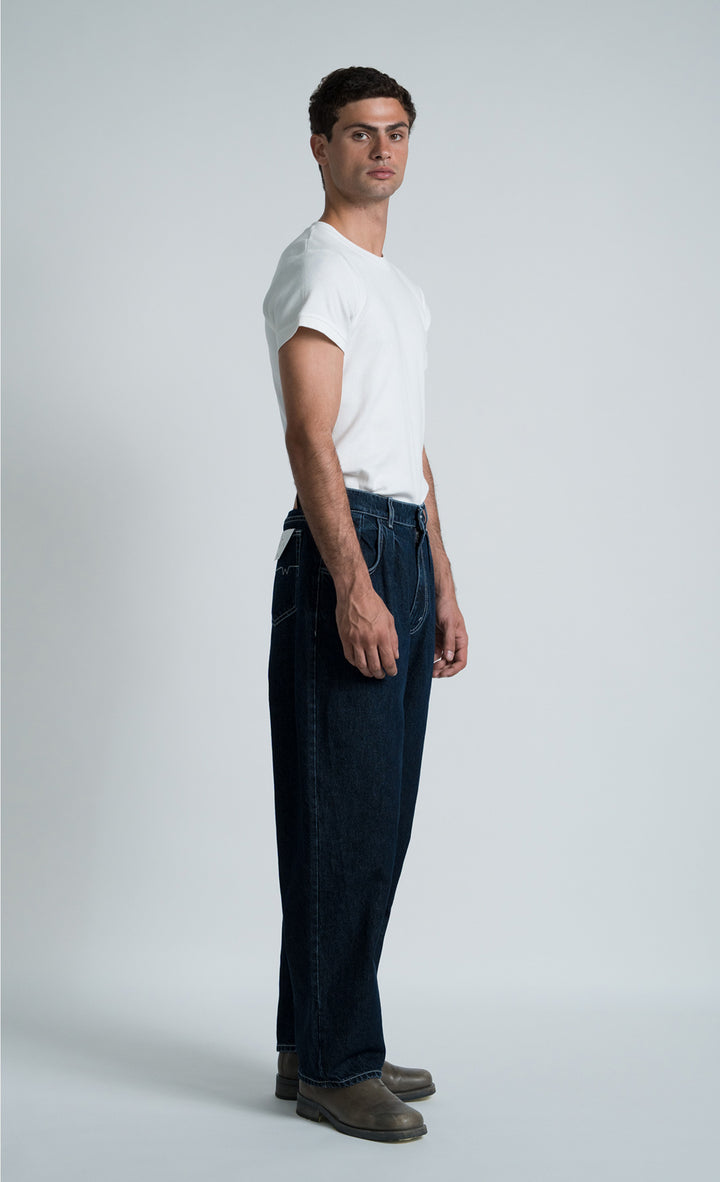 Wooden Jeans Pit Over Blu - foto 4